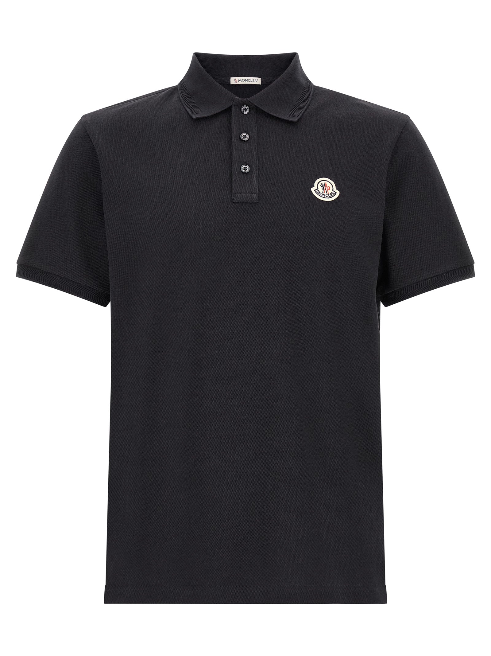 Moncler Blaues Baumwoll-Poloshirt