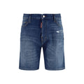 Dsquared² Bermuda-Shorts aus blauer Baumwolle