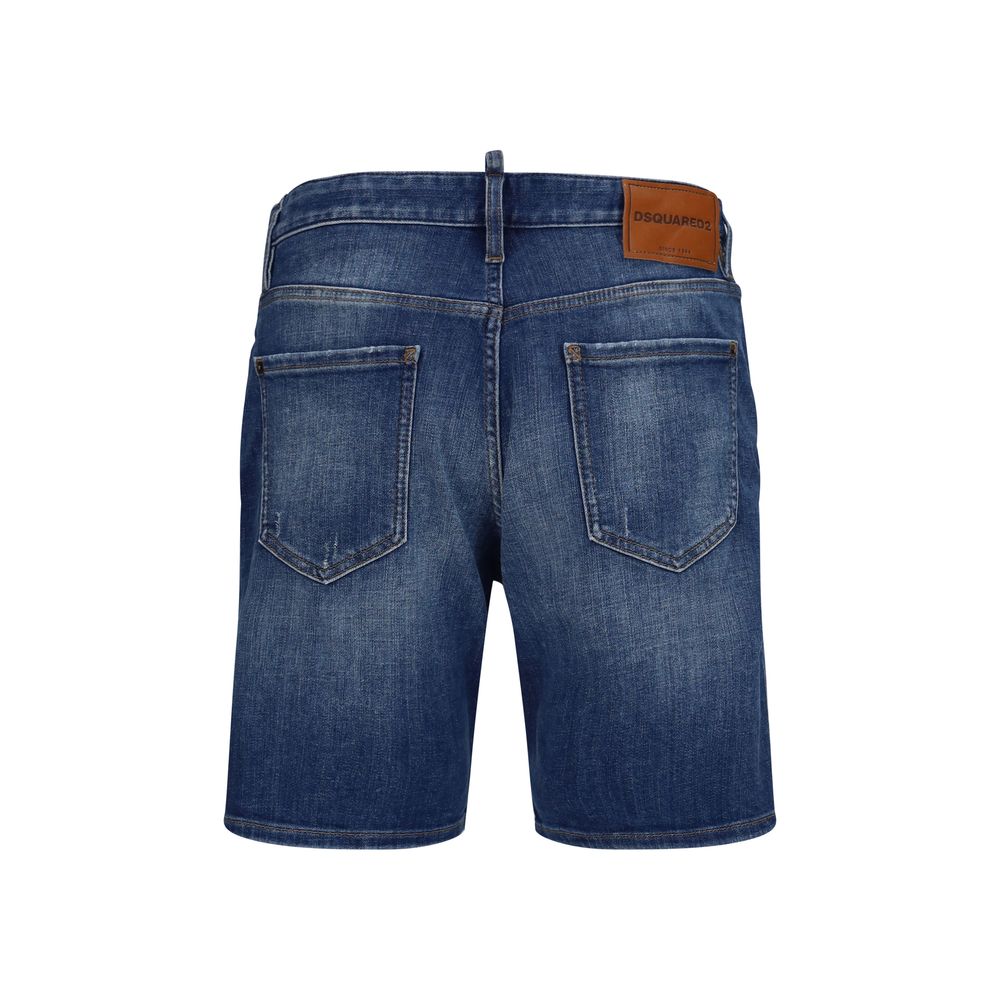 Dsquared² Bermuda-Shorts aus blauer Baumwolle