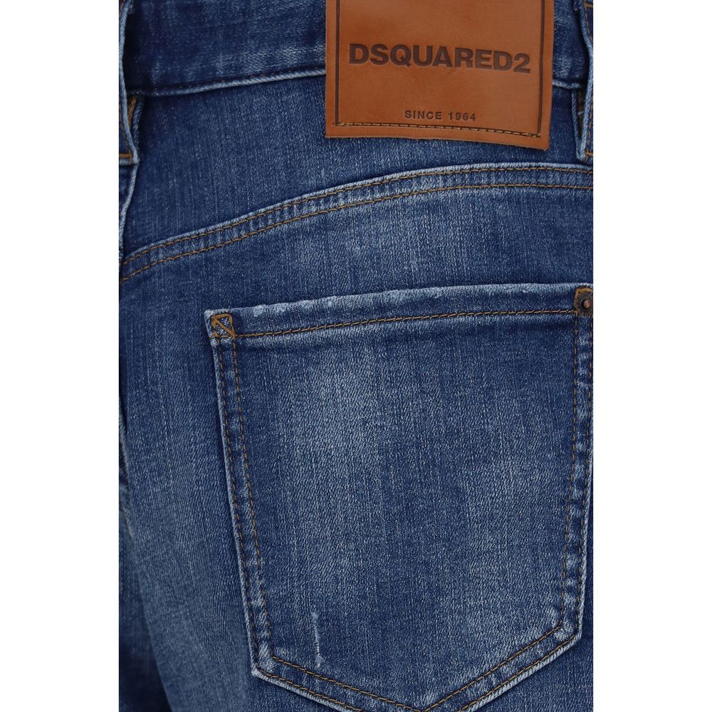 Dsquared² Bermuda-Shorts aus blauer Baumwolle