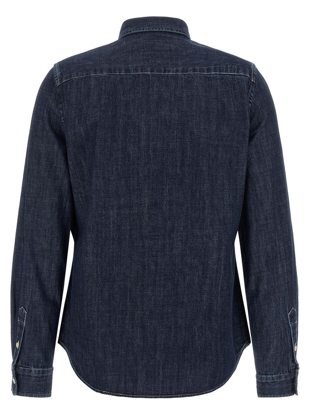 Chemise en coton bleu Polo Ralph Lauren, coupe classique, avec col et boutons visibles, élégante et confortable.