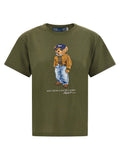 Polo Ralph Lauren zweifarbiges Baumwoll-T-Shirt