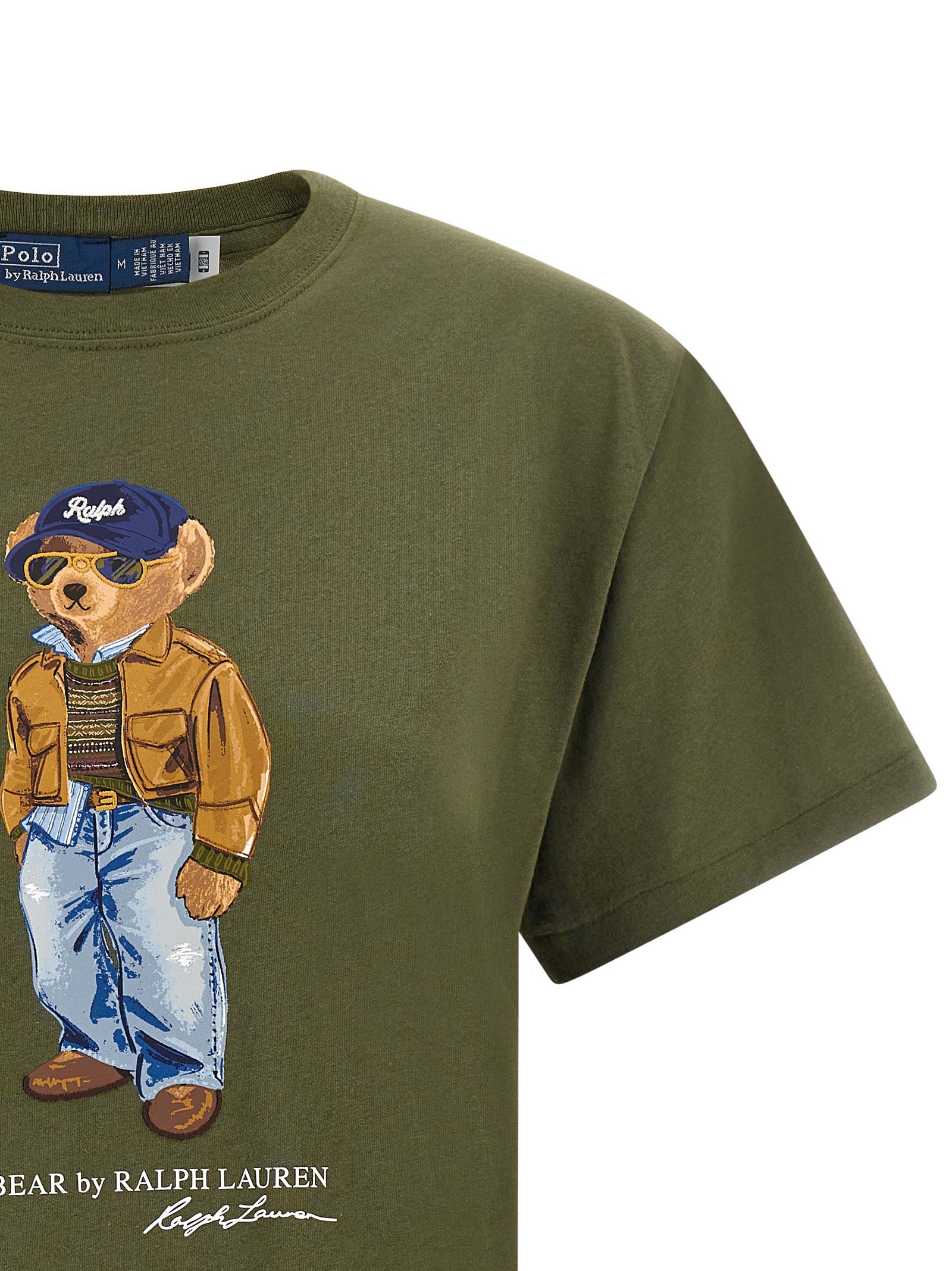 Polo Ralph Lauren zweifarbiges Baumwoll-T-Shirt