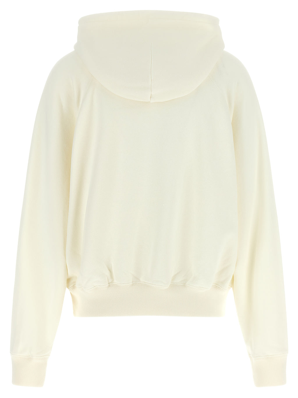 Sweatshirt en coton blanc de Polo Ralph Lauren, style décontracté, avec logo en relief sur la poitrine.