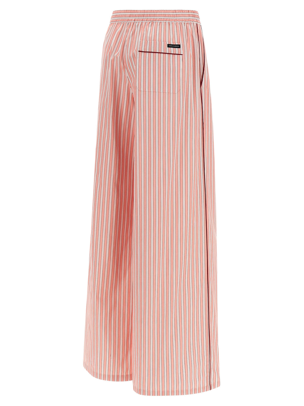Pantalons de pijama en coton multicolore de Dolce & Gabbana, vêtements de nuit élégants et confortables.