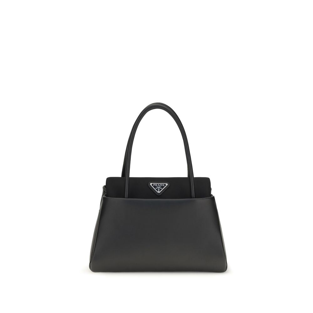 Prada Handtasche aus schwarzem Kalbsleder (Bos Taurus)