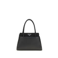 Prada Handtasche aus schwarzem Kalbsleder (Bos Taurus)