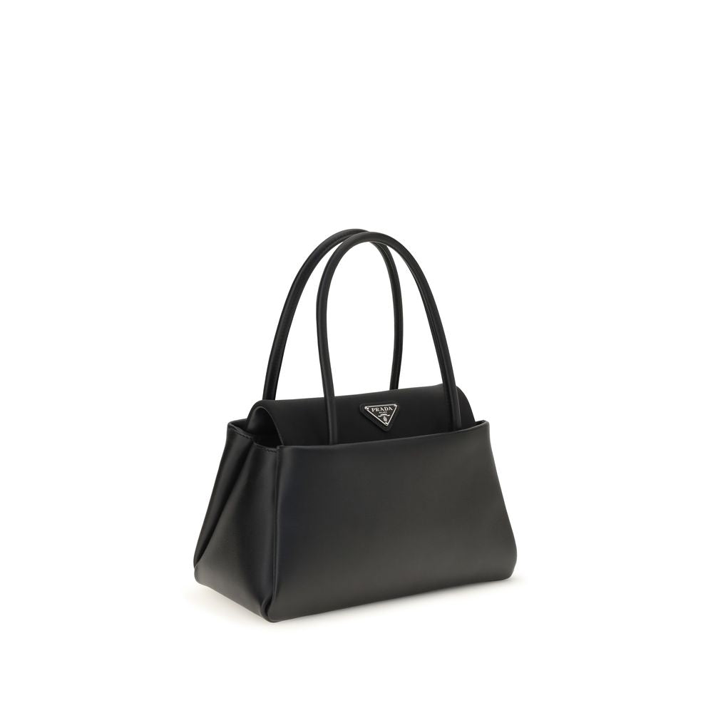 Prada Handtasche aus schwarzem Kalbsleder (Bos Taurus)