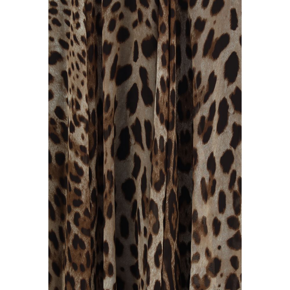 Dolce & Gabbana Beiger Seiden-Maxirock