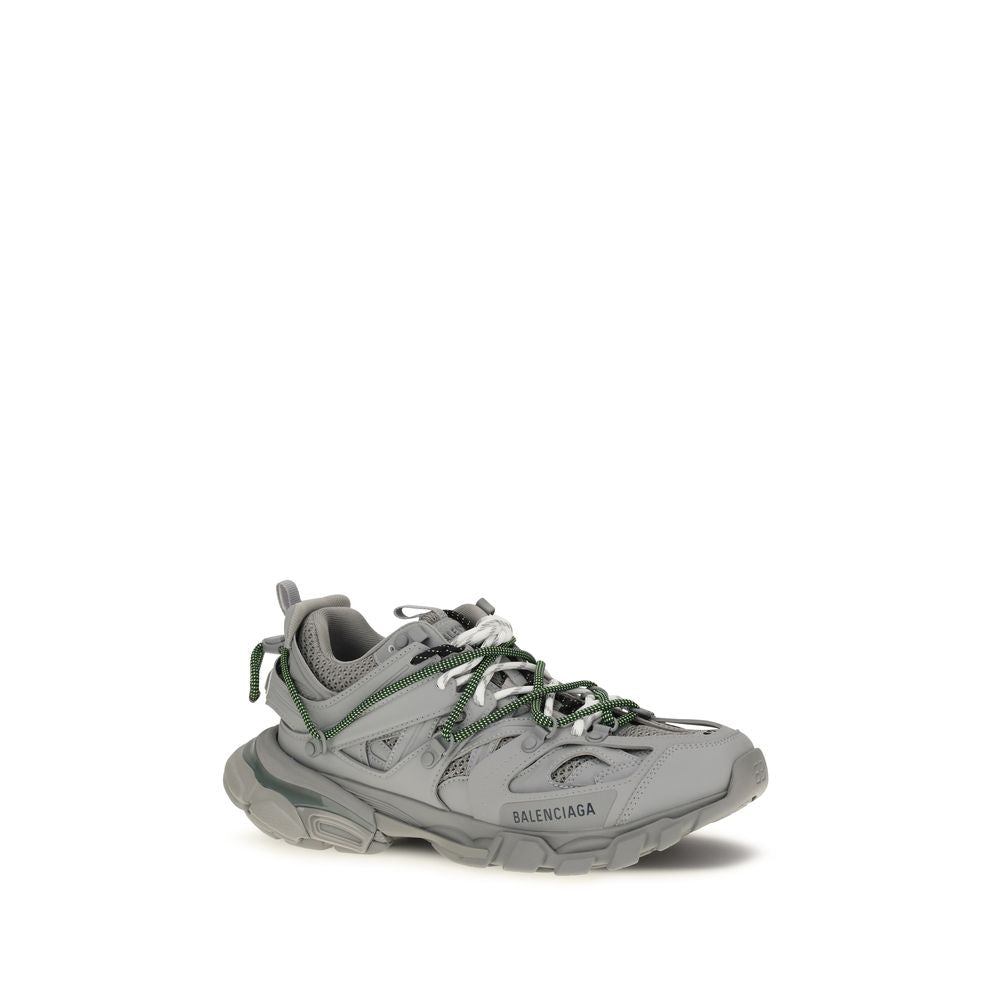 Chaussures de sport grises Balenciaga en polyéthylène, baskets athlétiques modernes et confortables.