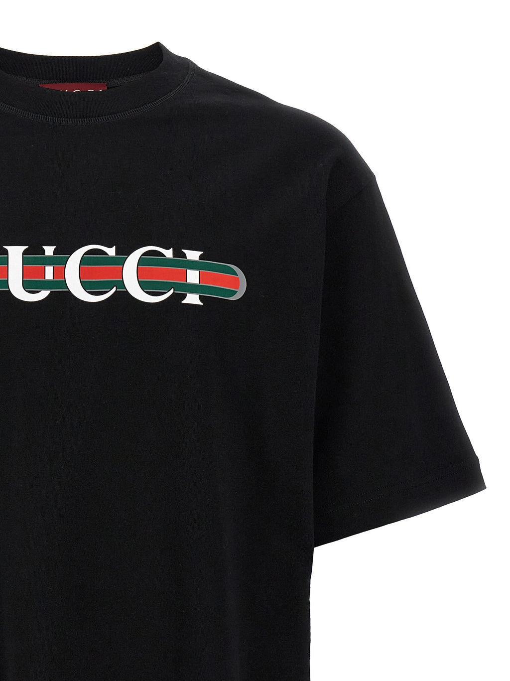 Gucci Black Cotton T-Shirt