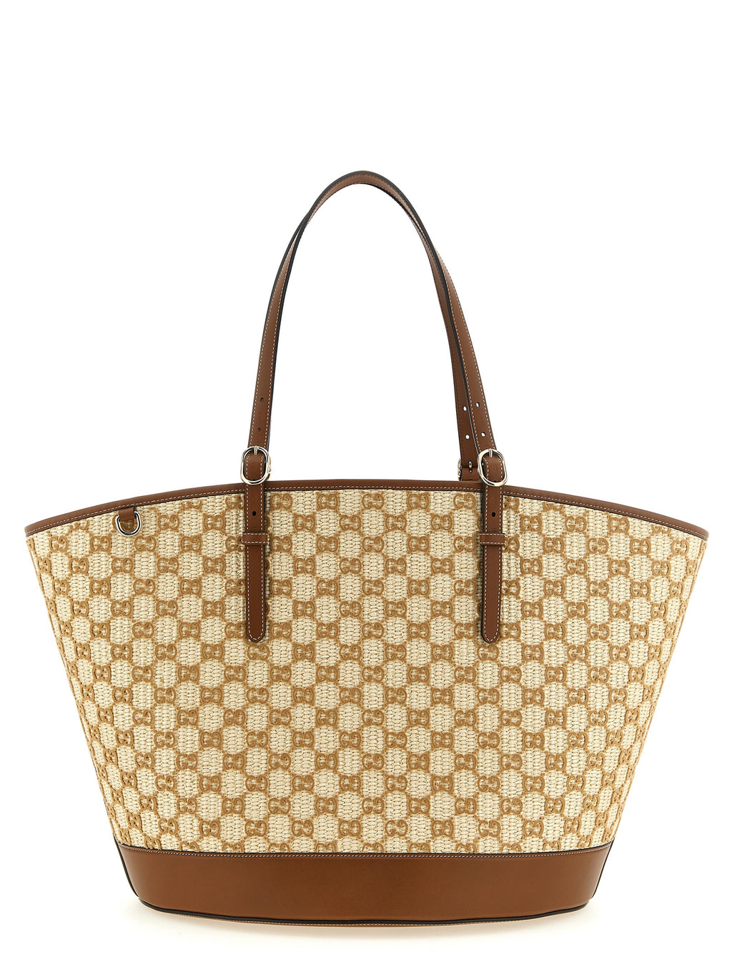 Gucci Handtasche aus brauner Baumwolle