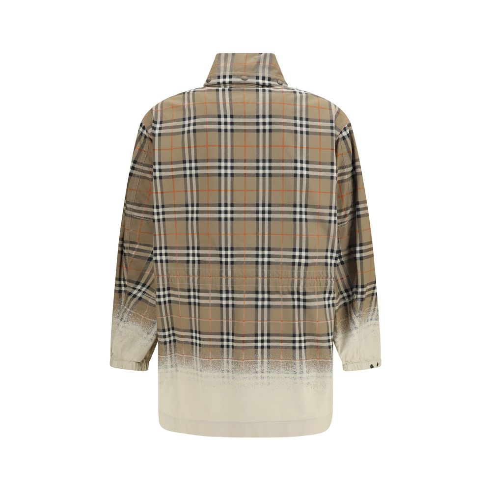 Burberry Beige Cotton Parka