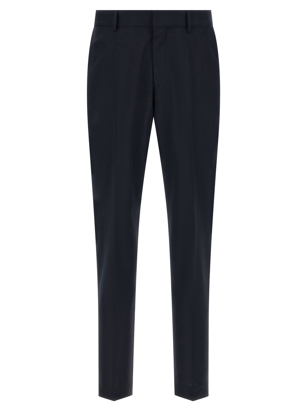 Costume deux pièces en laine vierge bleue de Hugo Boss, veste et pantalon élégants pour homme.