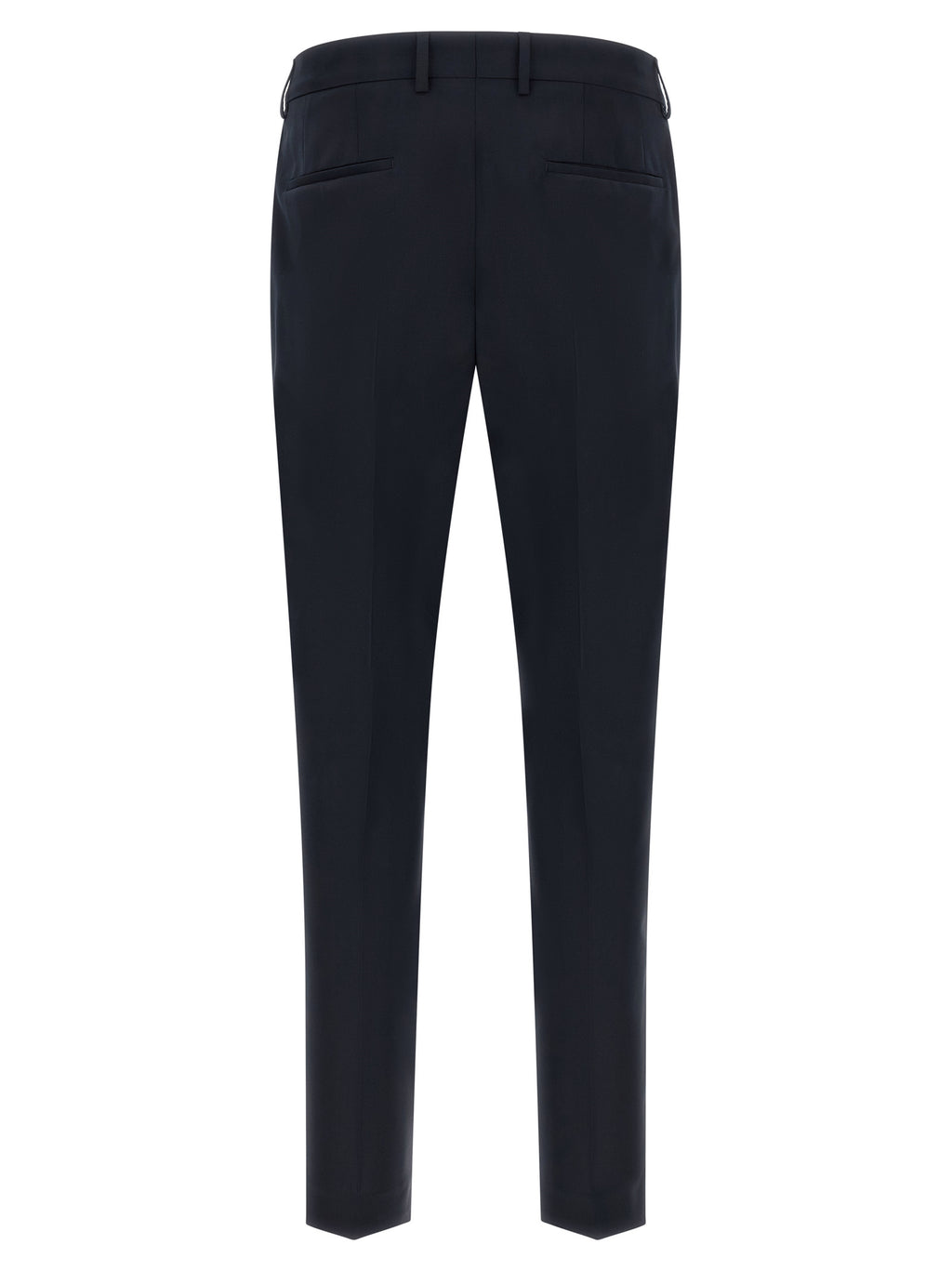 Costume deux pièces en laine vierge bleue de Hugo Boss, veste et pantalon élégants pour homme.