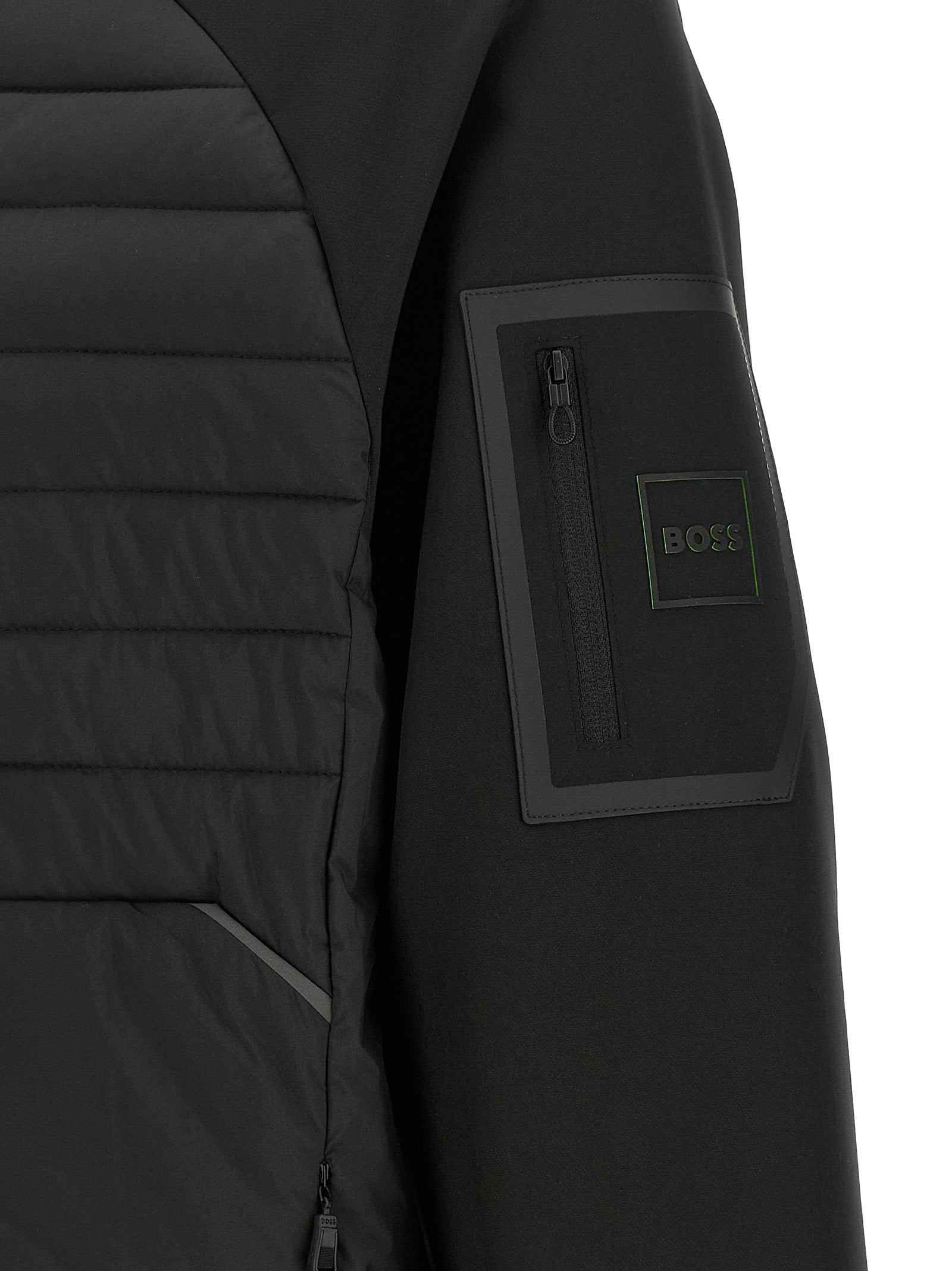 Hugo Boss schwarzes Sweatshirt aus Gummi