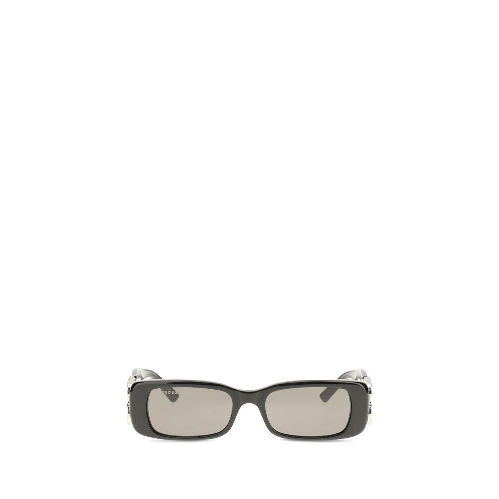Balenciaga Sonnenbrille aus schwarzem Acetat