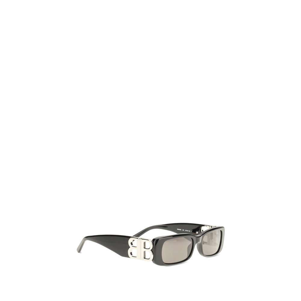 Balenciaga Sonnenbrille aus schwarzem Acetat