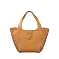 Sac à main Guess Jeans en polyuréthane marron pour femmes, élégant et spacieux, avec détails modernes et finitions soignées.