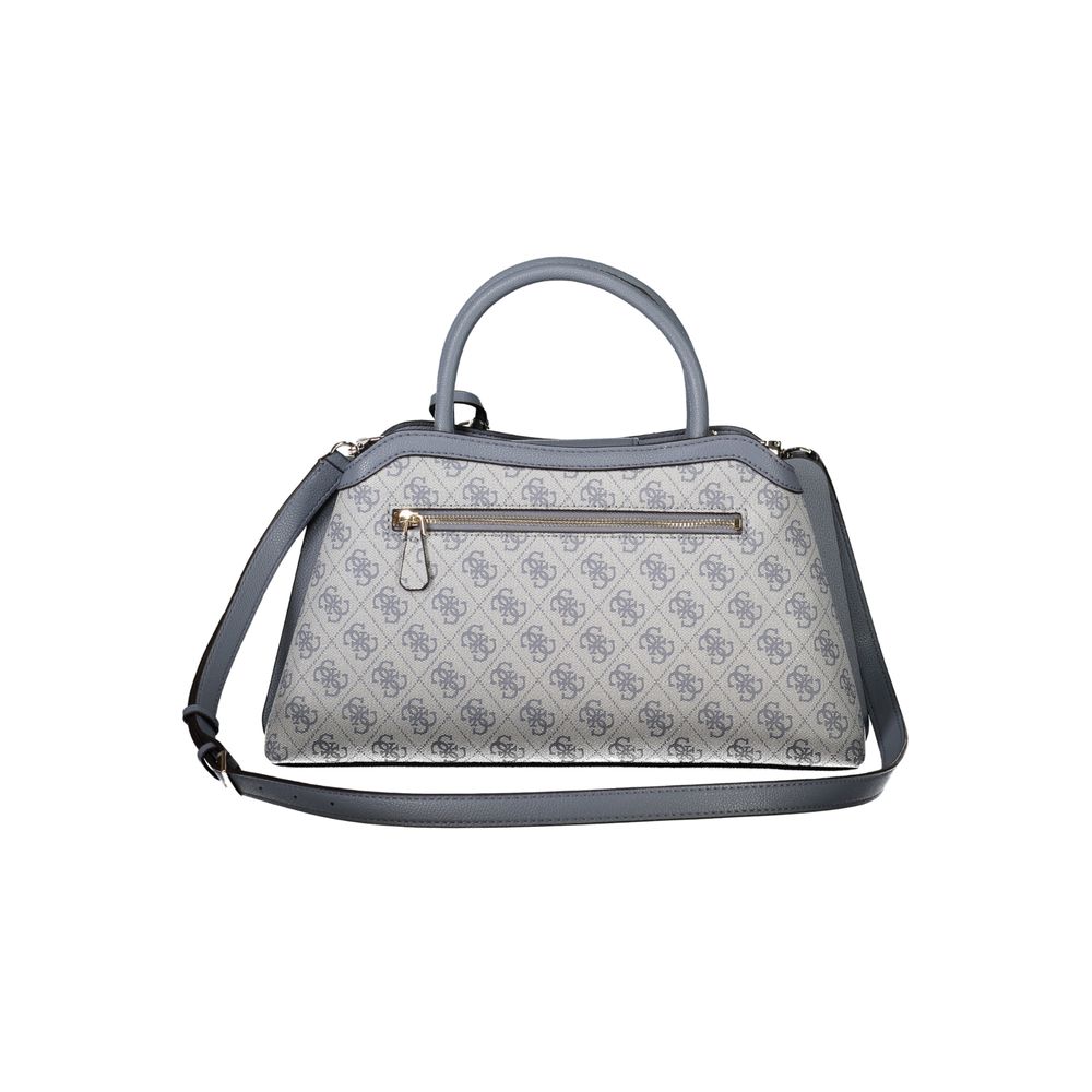 Sac à main Guess Jeans en polyuréthane bleu azur pour femmes, avec un design élégant et moderne.