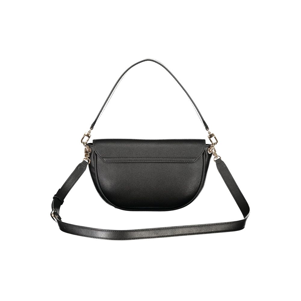 Sac à main Guess Jeans en polyuréthane noir pour femmes, élégant et moderne, avec détails tendance visibles sur l'image.
