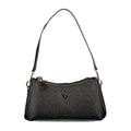 Sac à main noir en polyuréthane Guess Jeans pour femmes, élégant et tendance, avec détails modernes et finition soignée.