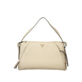 Sac à main femme Guess Jeans beige en polyuréthane, avec design élégant et détails modernes.