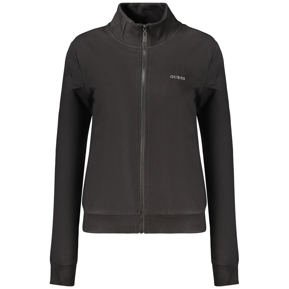 Guess Jeans Schwarzes Modal-Damen-Sweatshirt