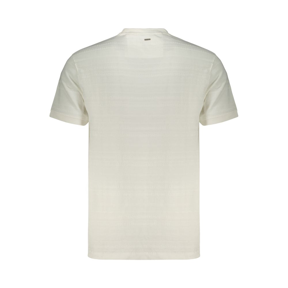 Guess Jeans Bianco Baumwolle Herren-T-Shirt