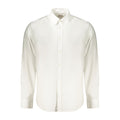 Chemise blanche en coton pour homme de la marque Guess Jeans, avec col classique et manches longues.