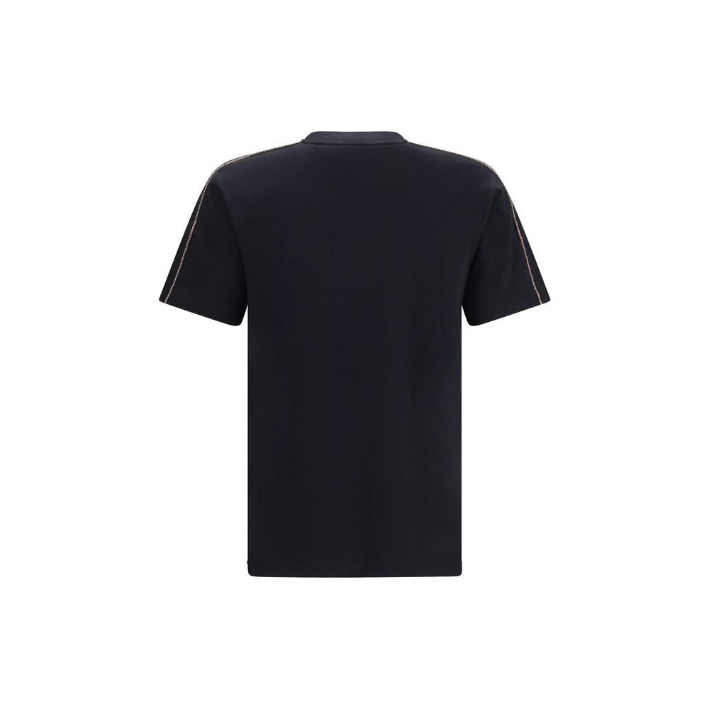 Burberry T-Shirt aus schwarzer Baumwolle