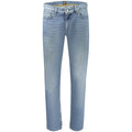 Jeans slim en coton bleu pour homme de la marque Hugo Boss, coupe ajustée et style moderne.