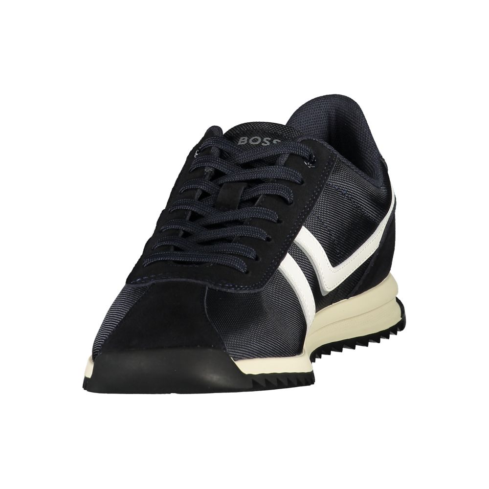 Hugo Boss Blue Polyurethane Men's Sneaker