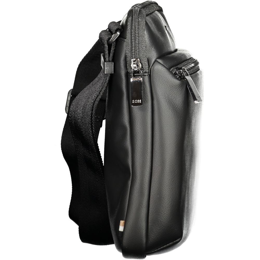 Hugo Boss Black Polyurethane Men's Shoulder Bag