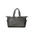 Sac à bandoulière noir en polyuréthane pour homme de la marque Hugo Boss, avec poches et détails élégants.