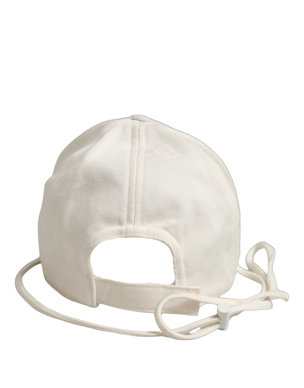 Dolce & Gabbana Men White Cotton Stretch Baseball Capello Hat