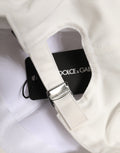 Dolce & Gabbana Men White Cotton Baseball Capello 6 Panels Hat