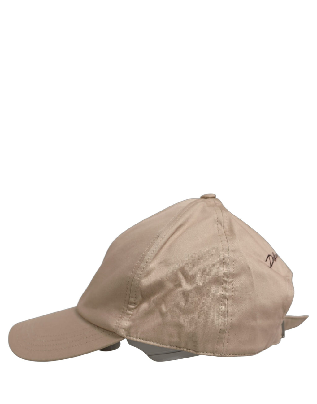 Dolce & Gabbana Men Beige Cotton Stretch Baseball Capello Hat