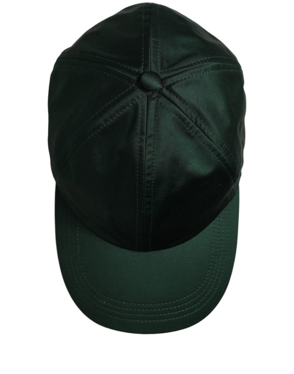 Dolce & Gabbana Men Deep Green Cotton Baseball Cap 6 Panels Hat