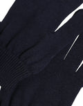 Dolce & Gabbana Men Dark Blue Cashmere Knitted Winter Gloves