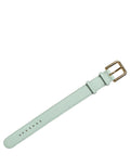 Dolce & Gabbana Green Textured Leather Gold Buckle Belt Strap Bracelet