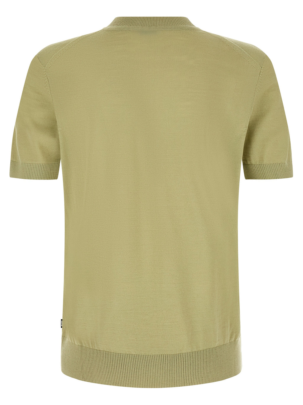 Hugo Boss Bicolor-T-Shirt aus Schurwolle