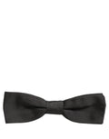 Dolce & Gabbana Men Black 100% Cotton Adjustable Neck Papillon Bow Tie
