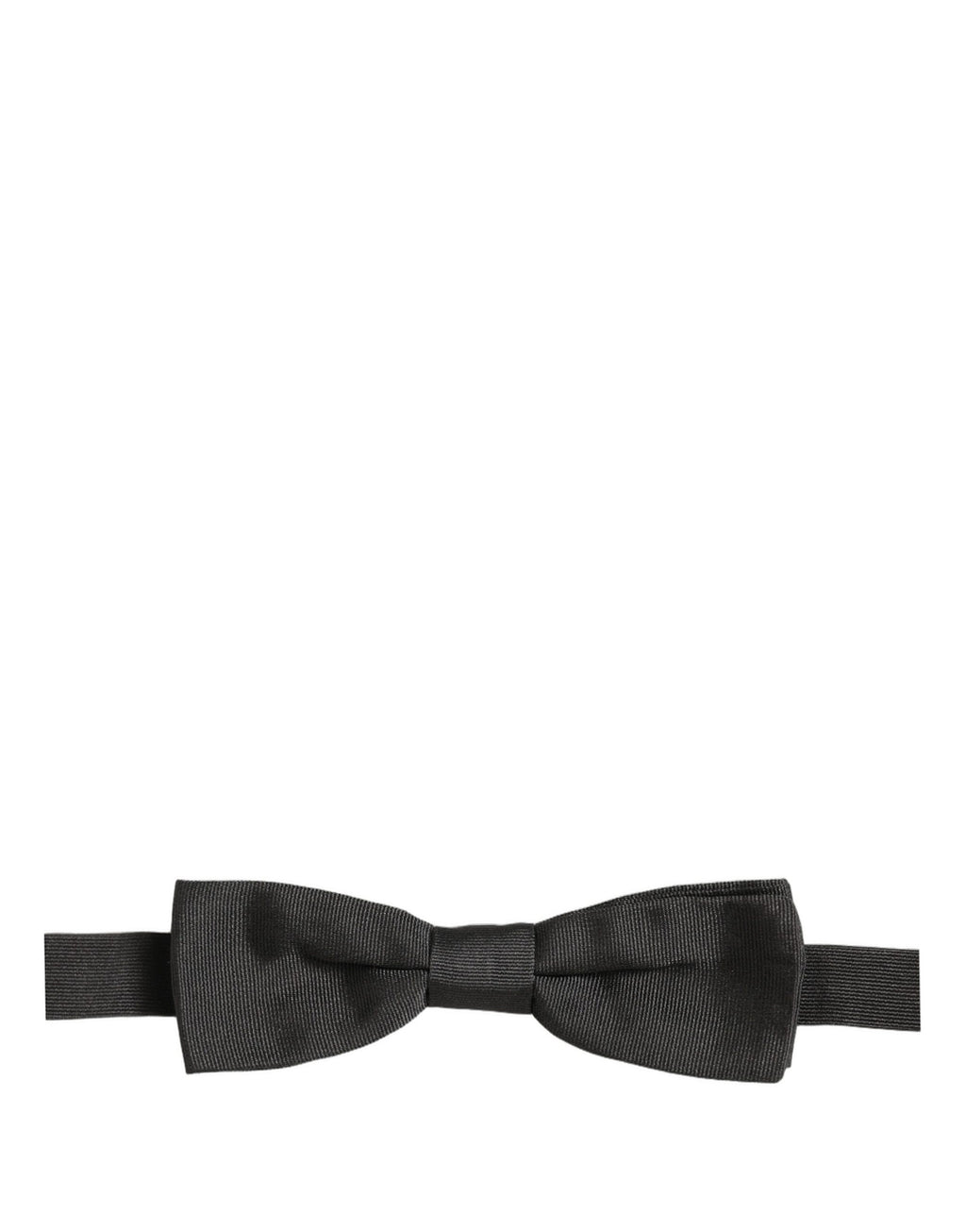 Dolce & Gabbana Men Black 100% Cotton Adjustable Neck Papillon Bow Tie