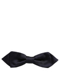 Dolce & Gabbana Men Dark Blue 100% Silk Adjustable Neck Papillon Bow Tie