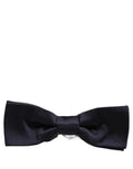Dolce & Gabbana Men Dark Blue 100% Silk Adjustable Neck Papillon Bow Tie