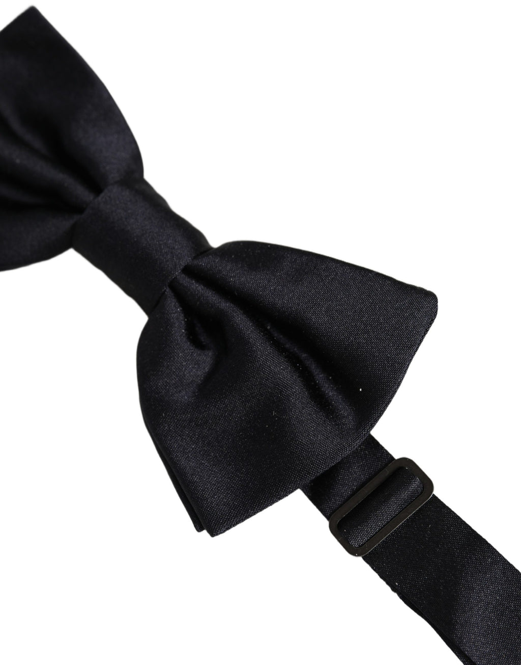 Dolce & Gabbana Men Dark Blue 100% Silk Adjustable Neck Papillon Bow Tie