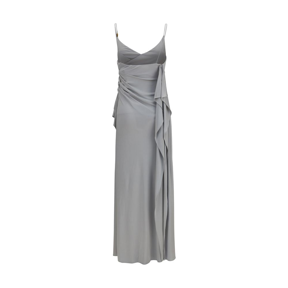 Versace graues Freizeitkleid aus Viskose