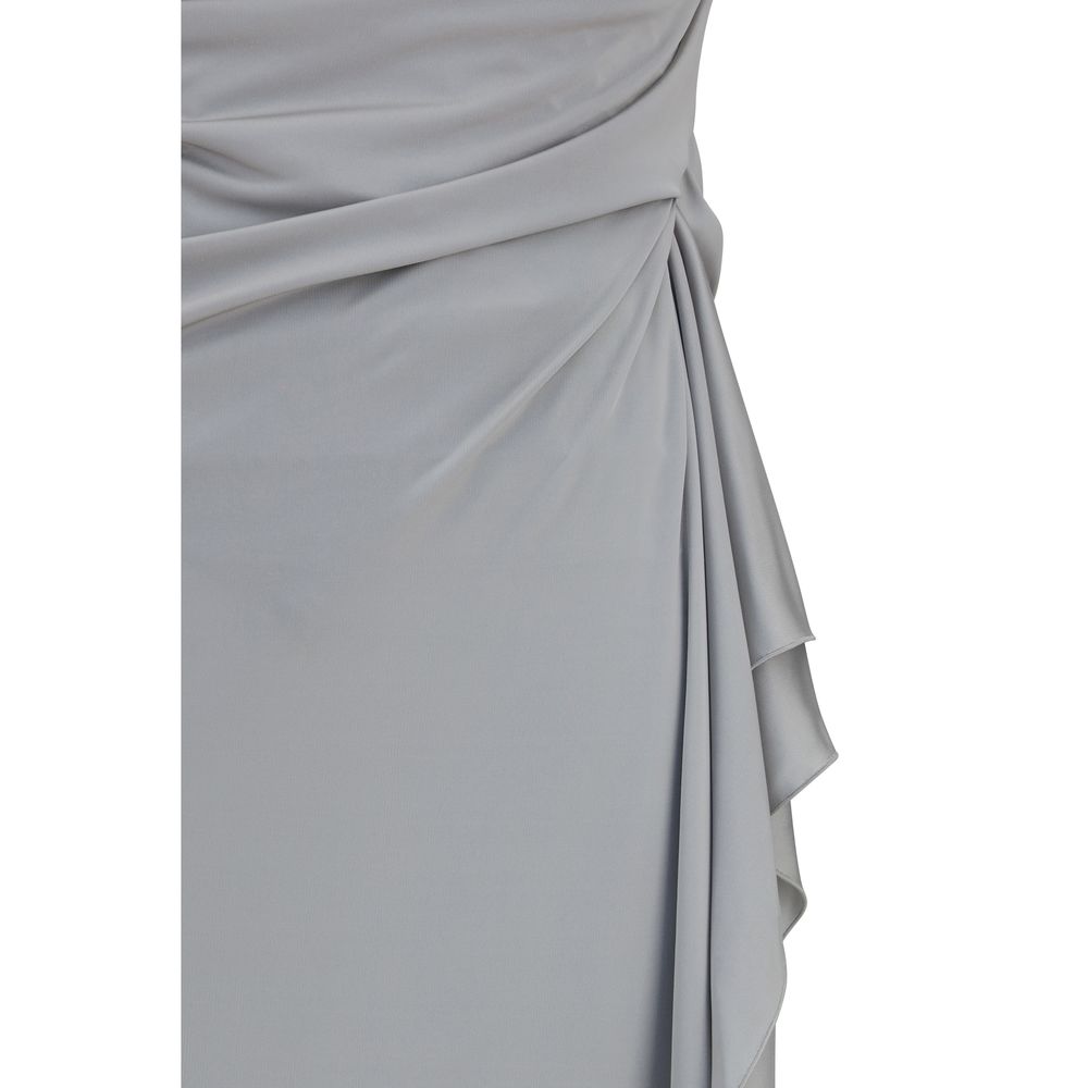 Versace graues Freizeitkleid aus Viskose