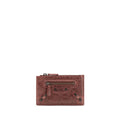 Balenciaga Bordeaux Lamb Ovis Aries Aries Wallet